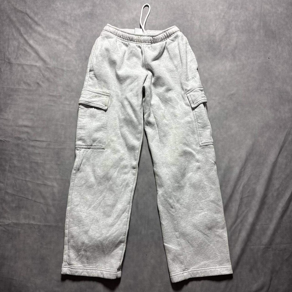 Aritzia Tna Sweatfleece Mega Cargo Sweatpants Grey 2XS Wide Leg Fleece Pants